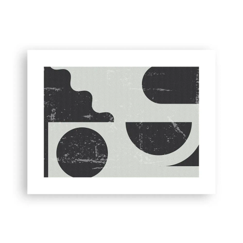 Poster - Komposition oben und unten - 40x30 cm