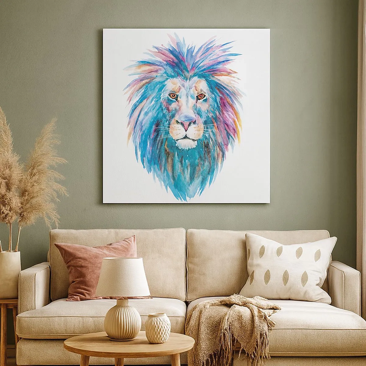 Bild auf Leinwand - Leinwandbild - Eine elektrisierende Aura - 30x30 cm