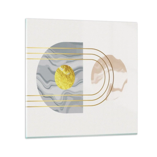 Glasbild - Bild auf glas - Helligkeit und Brillanz - 70x70 cm