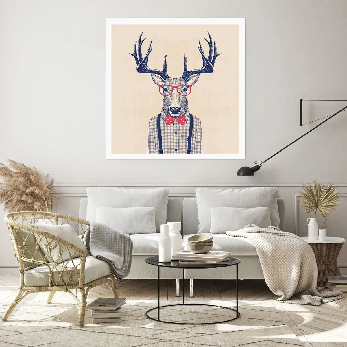 Poster - Eine lustige Extravaganz - 60x60 cm