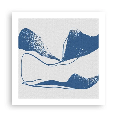 Poster - Geflügelte Abstraktion - 50x50 cm