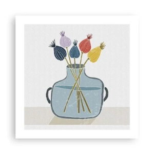 Poster - Es ist mucksmäuschenstill - 50x50 cm