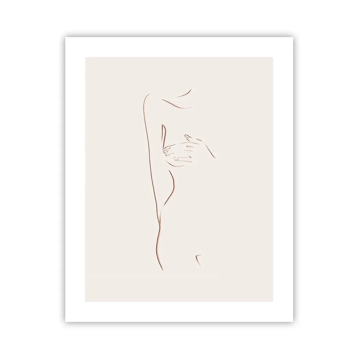 Poster - Die Form des Verlangens - 40x50 cm