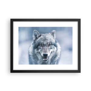 Poster in einem schwarzem Rahmen - Werden Sie die Herausforderung annehmen? - 40x30 cm