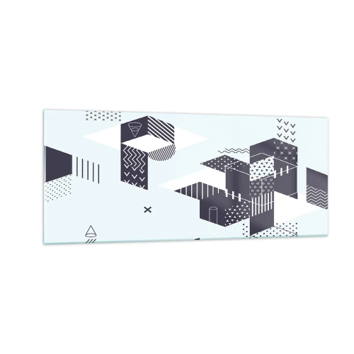 Glasbild - Bild auf glas - In der Seele eines Mathematikers - 100x40 cm