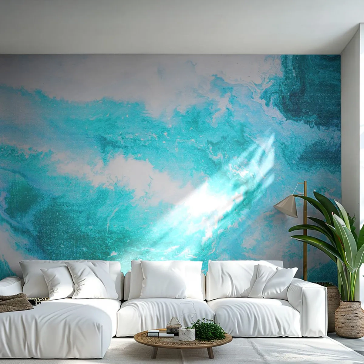 Fototapete Premium Sand - Im Kern des Elements - Abstraktion, Stück, Modernes Muster - 150x105 cm