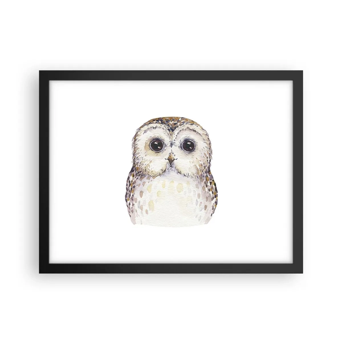 Poster in einem schwarzem Rahmen - Schau mir in die Augen - 40x30 cm