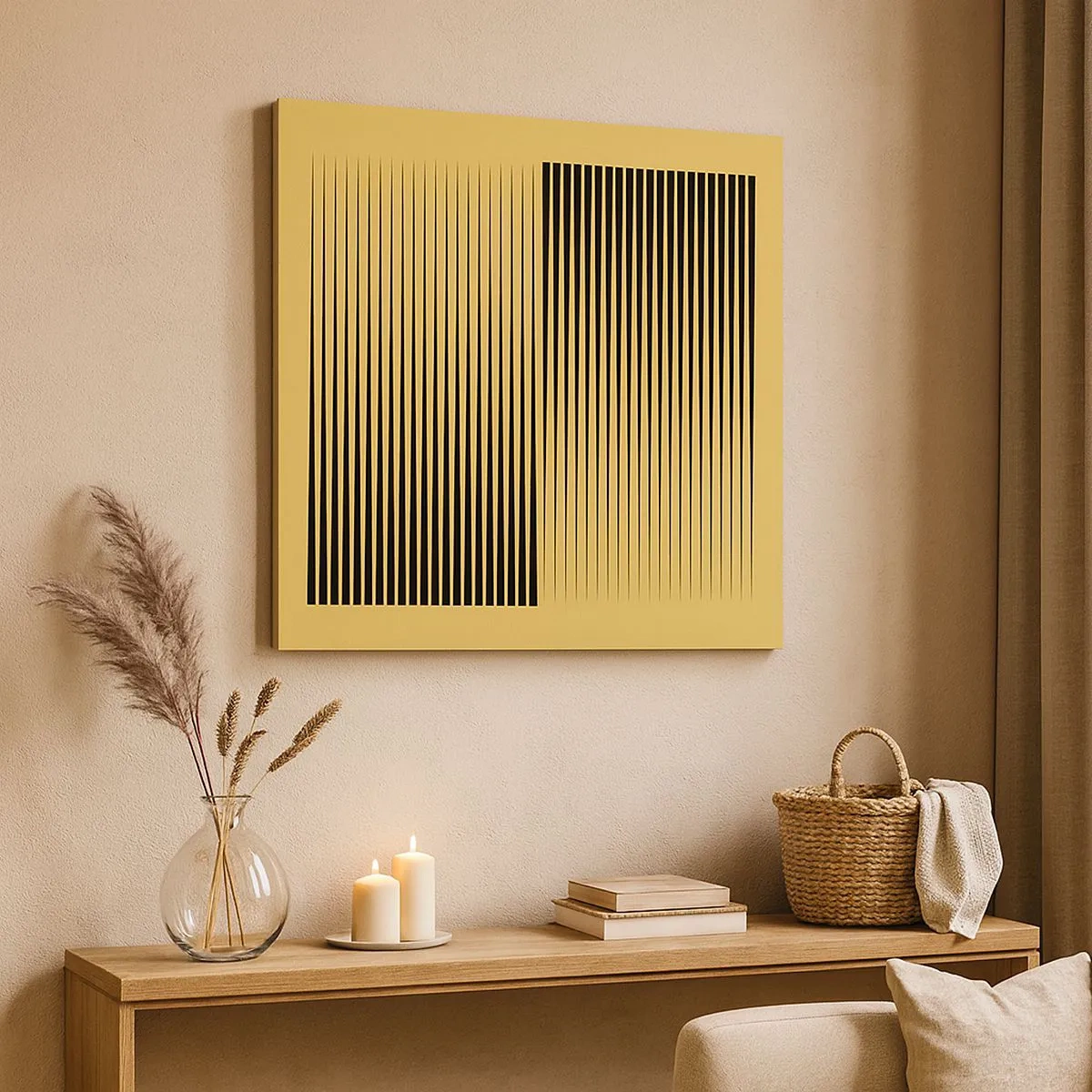 Bild auf Leinwand - Leinwandbild - Quadratur der Gegensätze - 30x30 cm