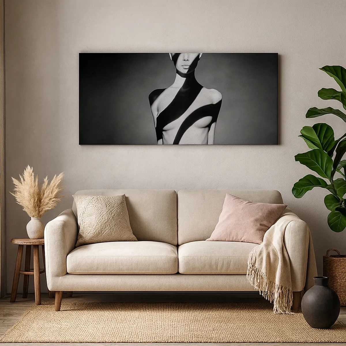 Bild auf Leinwand - Leinwandbild - In Glanz und Schatten - 30x30 cm