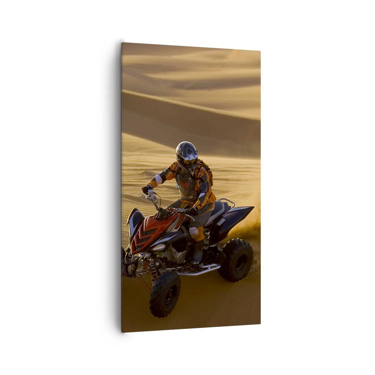 Bild auf Leinwand - Leinwandbild - Auf den Sandwellen - 65x120 cm