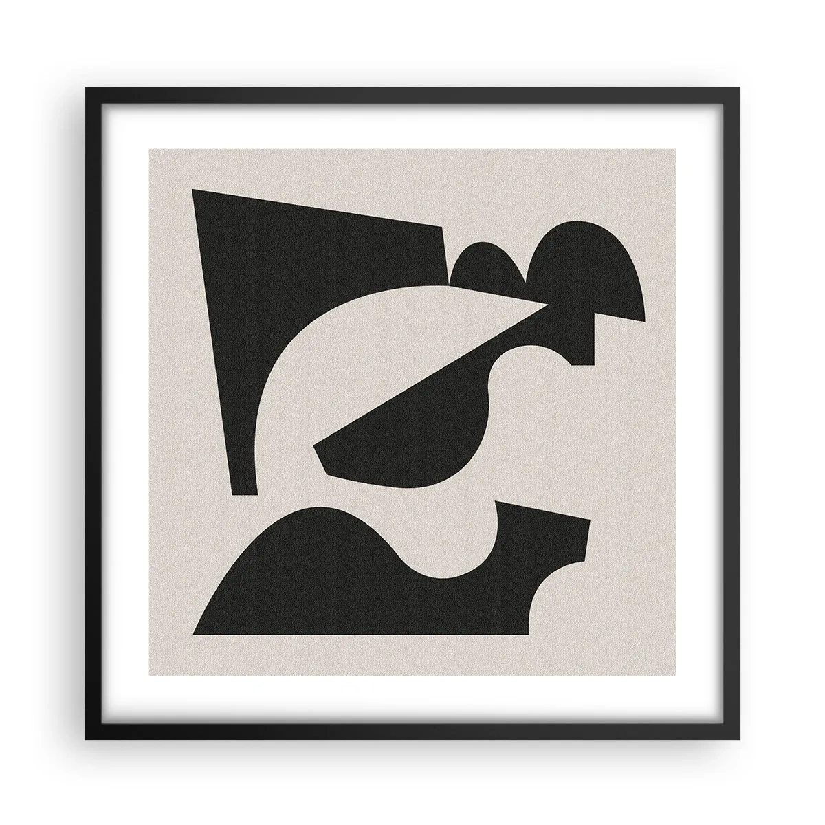 Poster in einem schwarzem Rahmen - Zum Selbstbauen - 50x50 cm