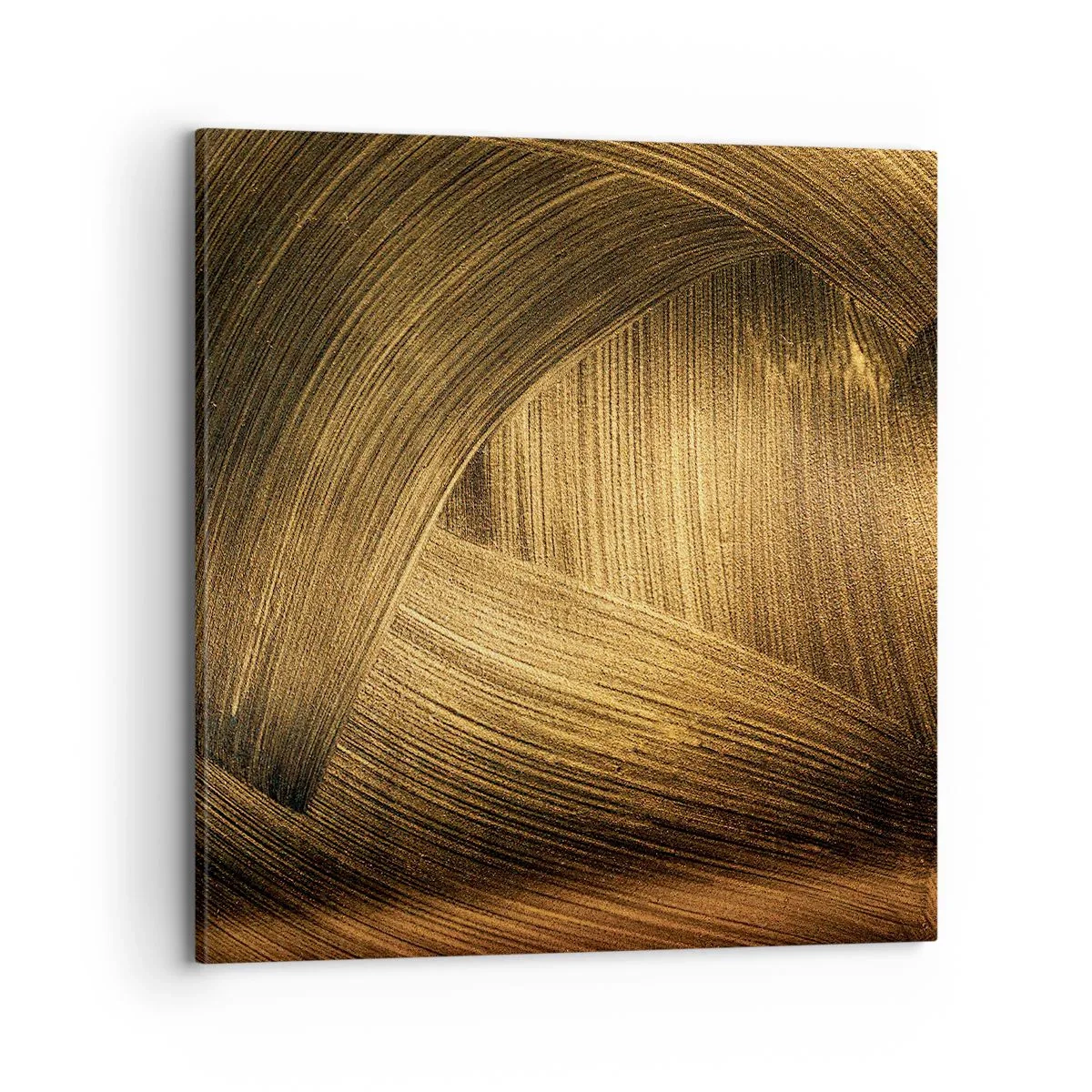 Bild auf Leinwand - Leinwandbild - In einem goldenen Labyrinth - 70x70 cm