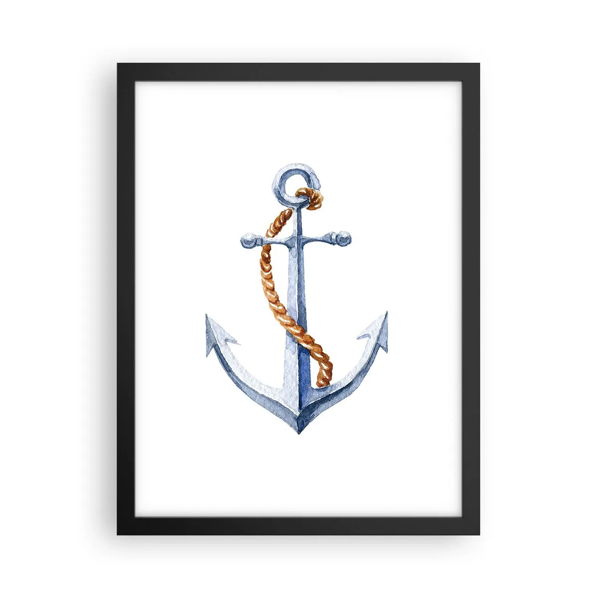 Poster in einem schwarzem Rahmen - Ahoi Abenteuer! - 30x40 cm
