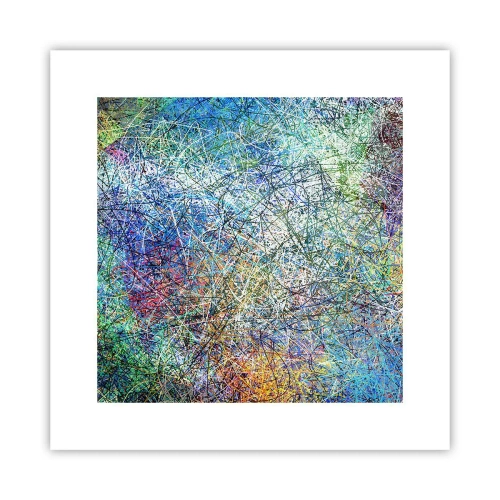 Poster - Es ist nicht so einfach - 30x30 cm