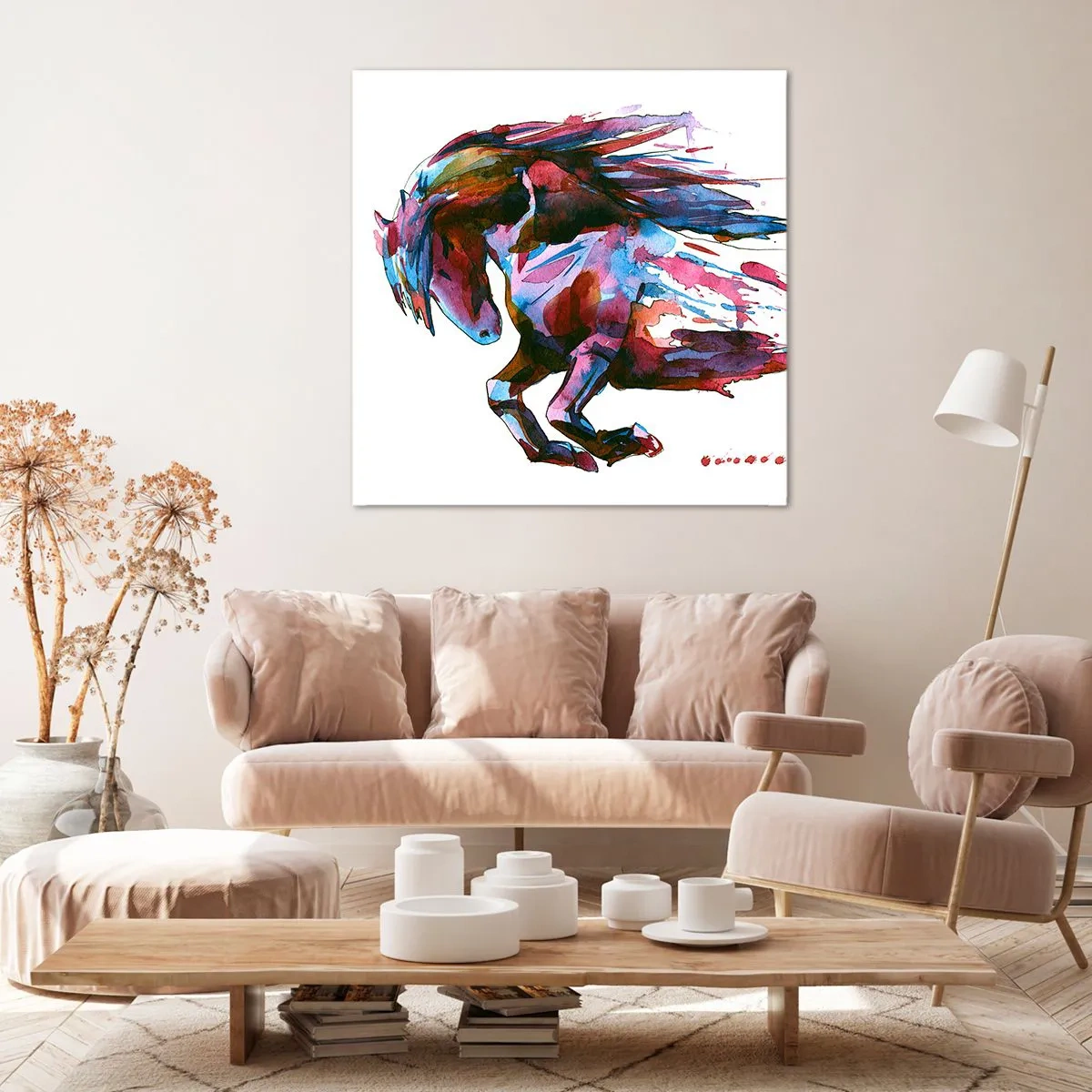 Bild auf Leinwand - Leinwandbild - In Verzückung - 40x40 cm