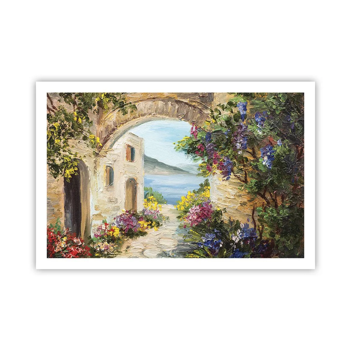 Poster - Charme einer Küstenprovinz - 91x61 cm