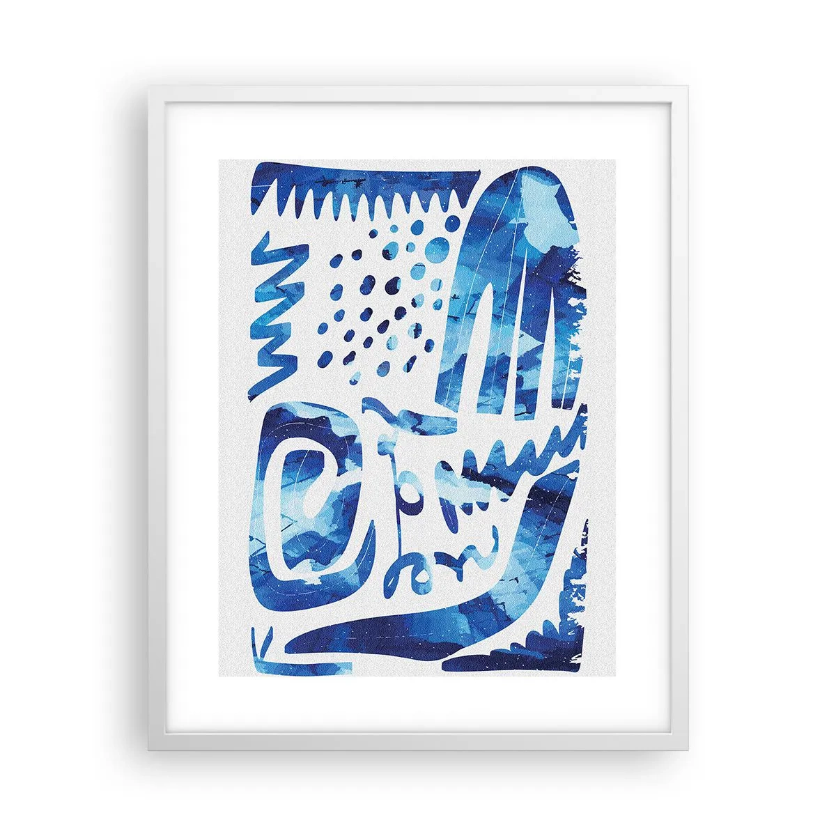 Poster in einem weißen Rahmen - Zurück zu den Wurzeln - 40x50 cm