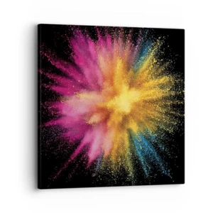 Bild auf Leinwand - Leinwandbild - Die Geburt der Farben - 30x30 cm