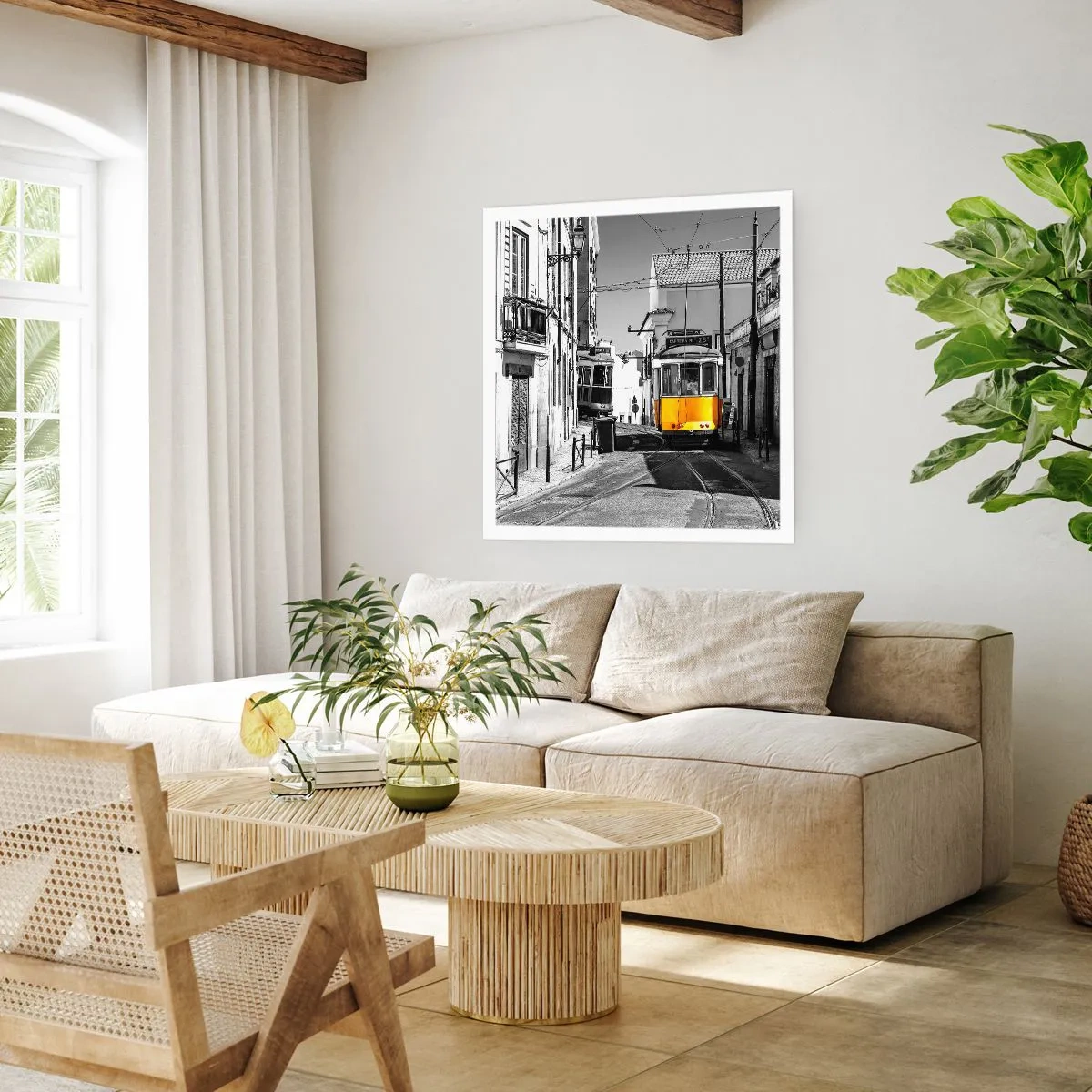 Poster - Der Geist von Lissabon - 30x30 cm