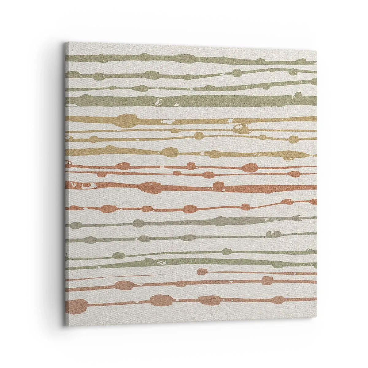 Bild auf Leinwand - Leinwandbild - Musikalische Notation von Farben - 60x60 cm