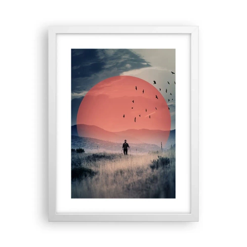 Poster in einem weißen Rahmen - In eigenen Elementen - 30x40 cm