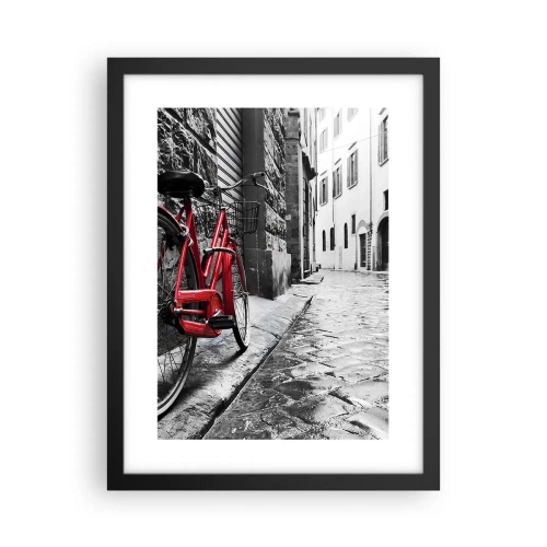 Poster in einem schwarzem Rahmen - Wahre Schönheit wird nicht alt - 30x40 cm