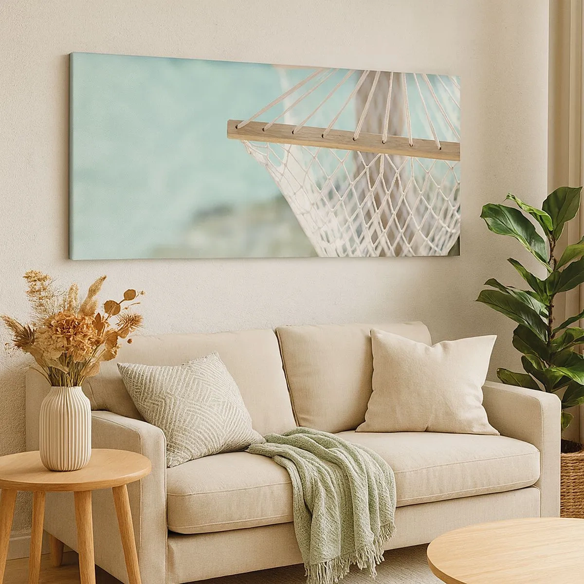 Bild auf Leinwand - Leinwandbild - Zeit zum Entspannen - 100x40 cm