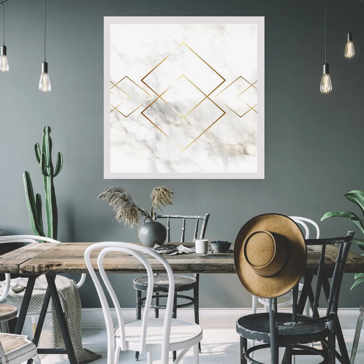 Poster - Ein Blick in die Unendlichkeit - 50x50 cm