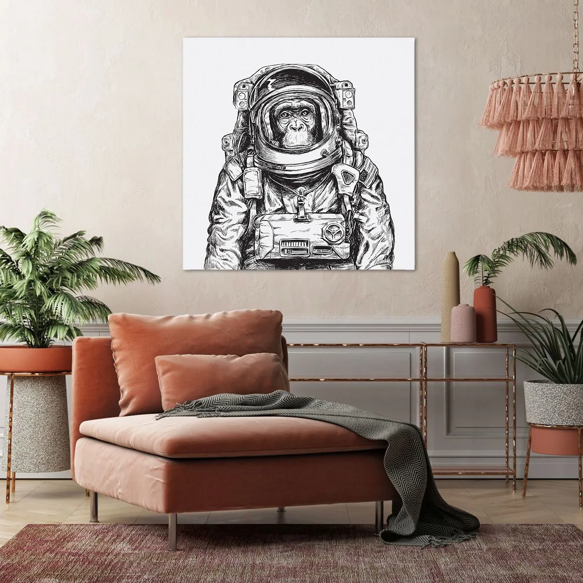 Bild auf Leinwand - Leinwandbild - Alternative Evolution - 70x70 cm