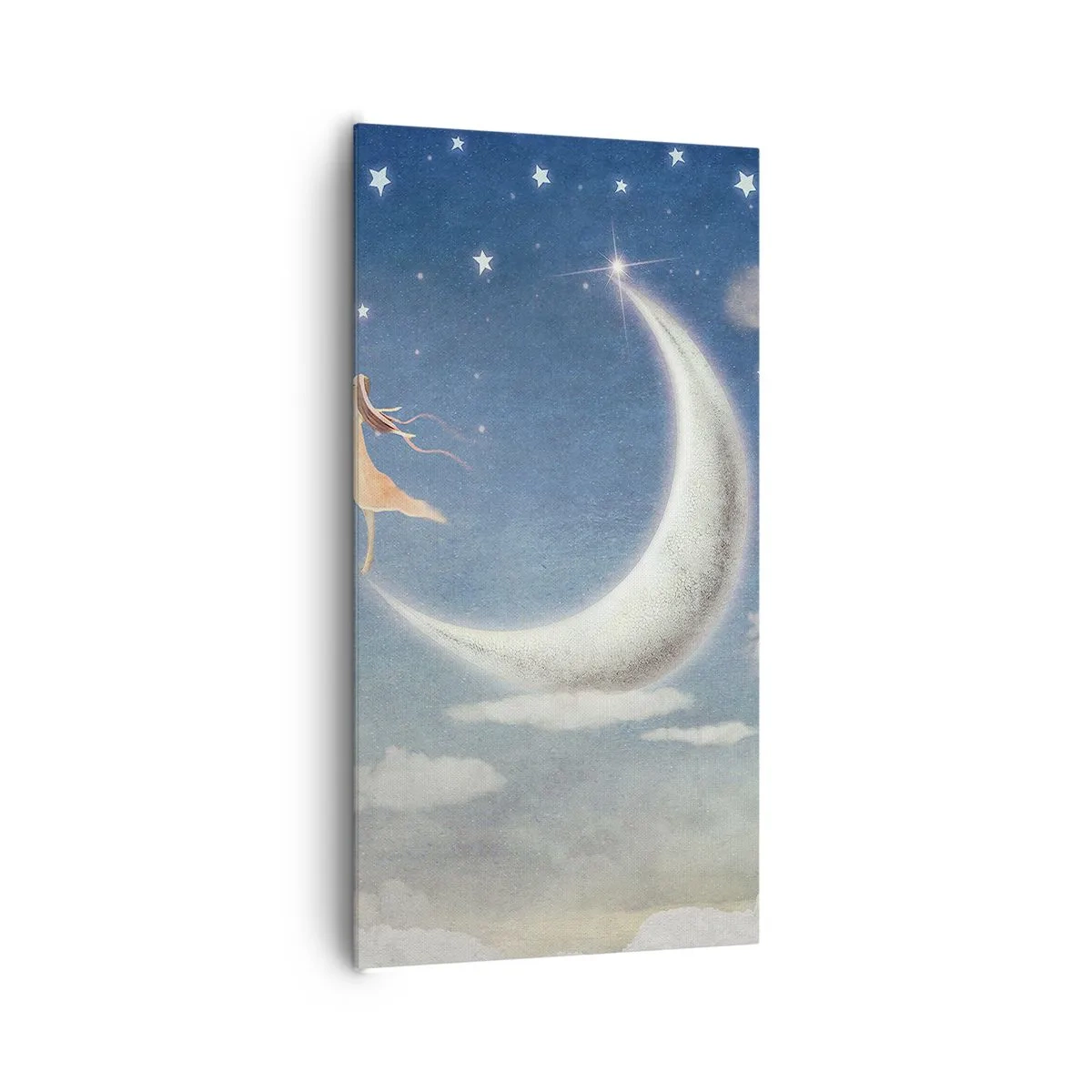 Bild auf Leinwand - Leinwandbild - Blauer Freier - 65x120 cm