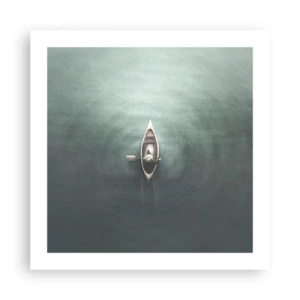 Poster - Durch den Mondsee - 50x50 cm