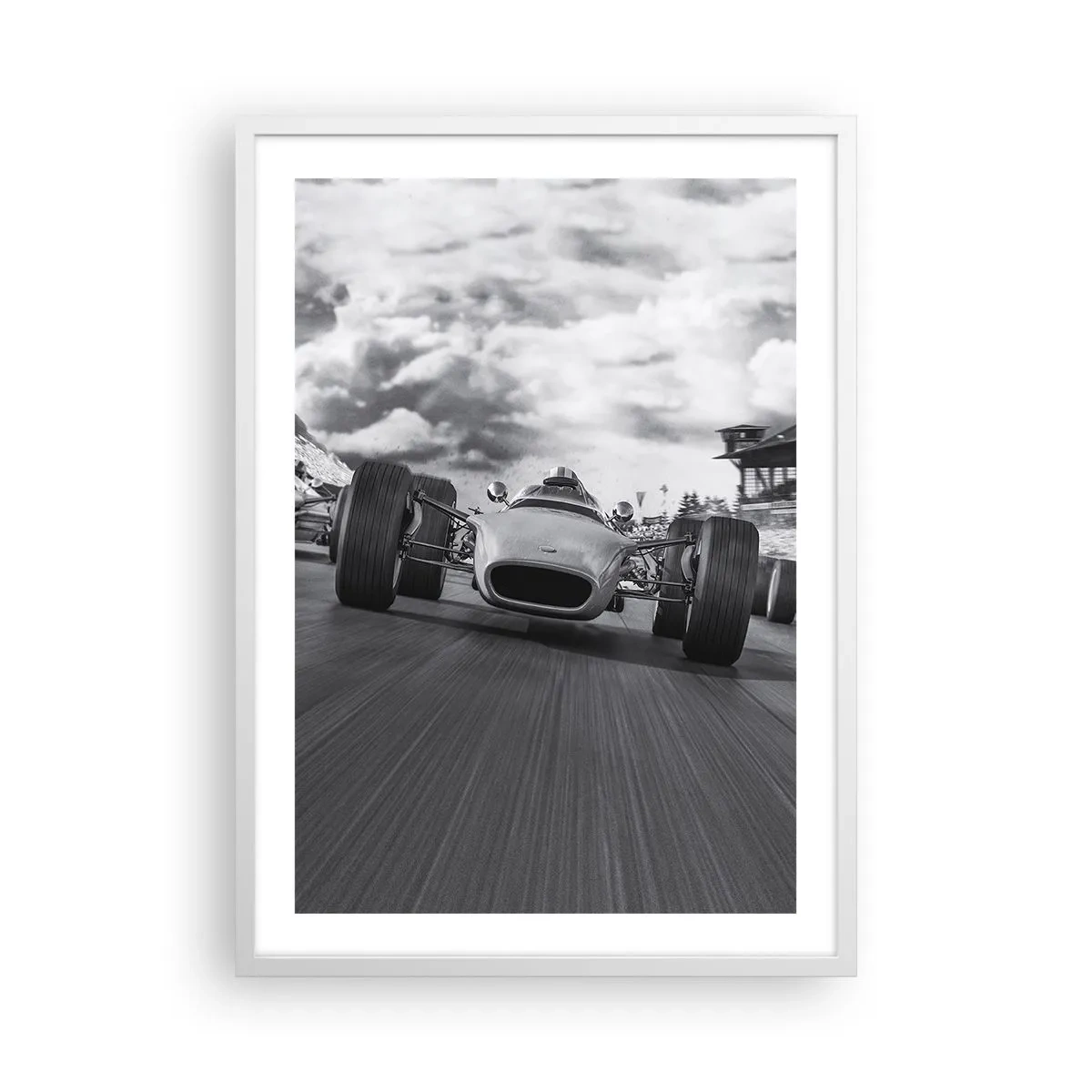 Poster in einem weißen Rahmen - Power ist da! - 50x70 cm