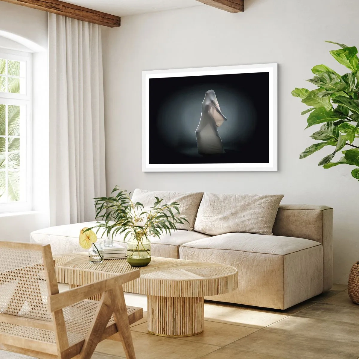 Poster in einem weißen Rahmen - Versteckte Wünsche - 50x40 cm