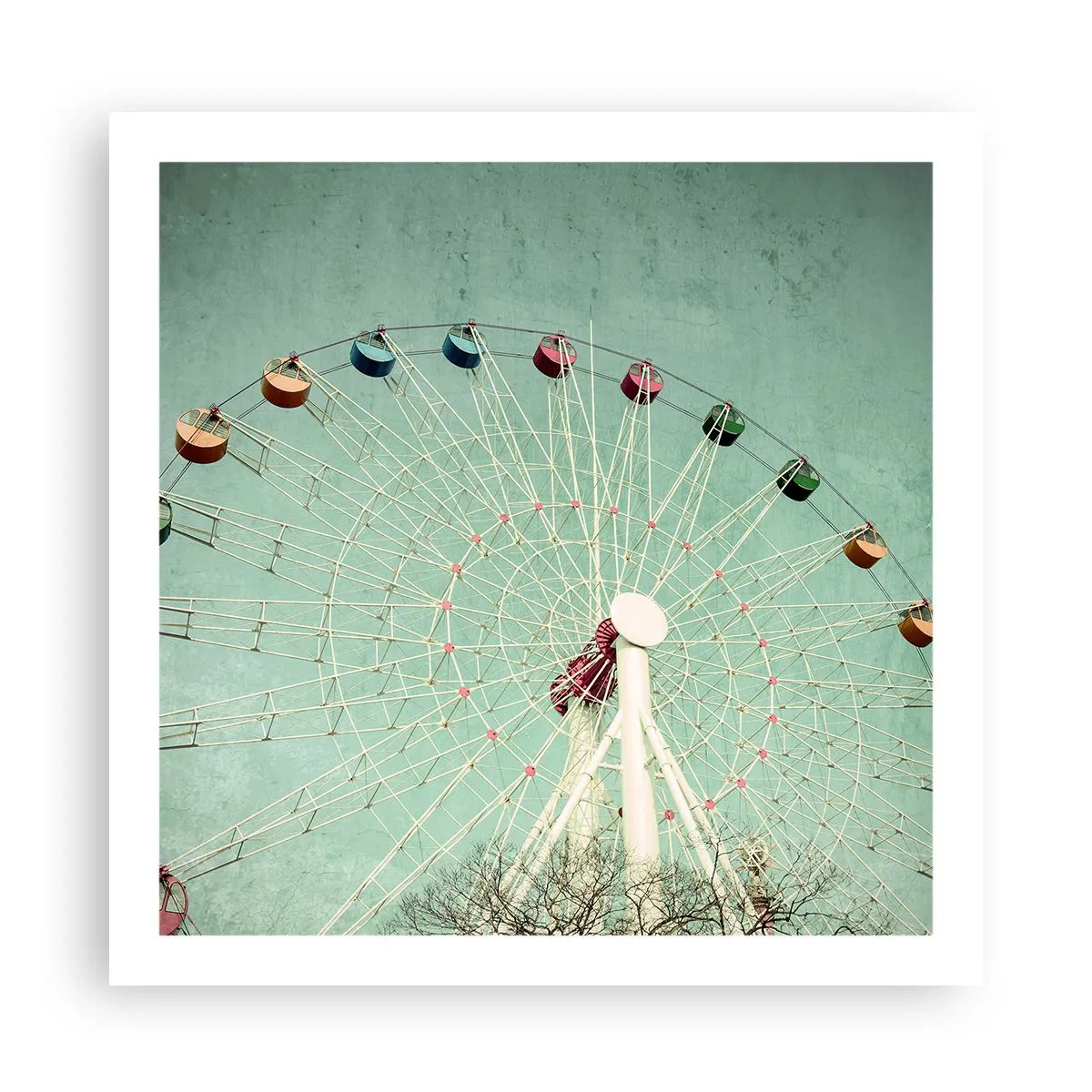 Poster - Wir laden zum Spiel ein - 60x60 cm