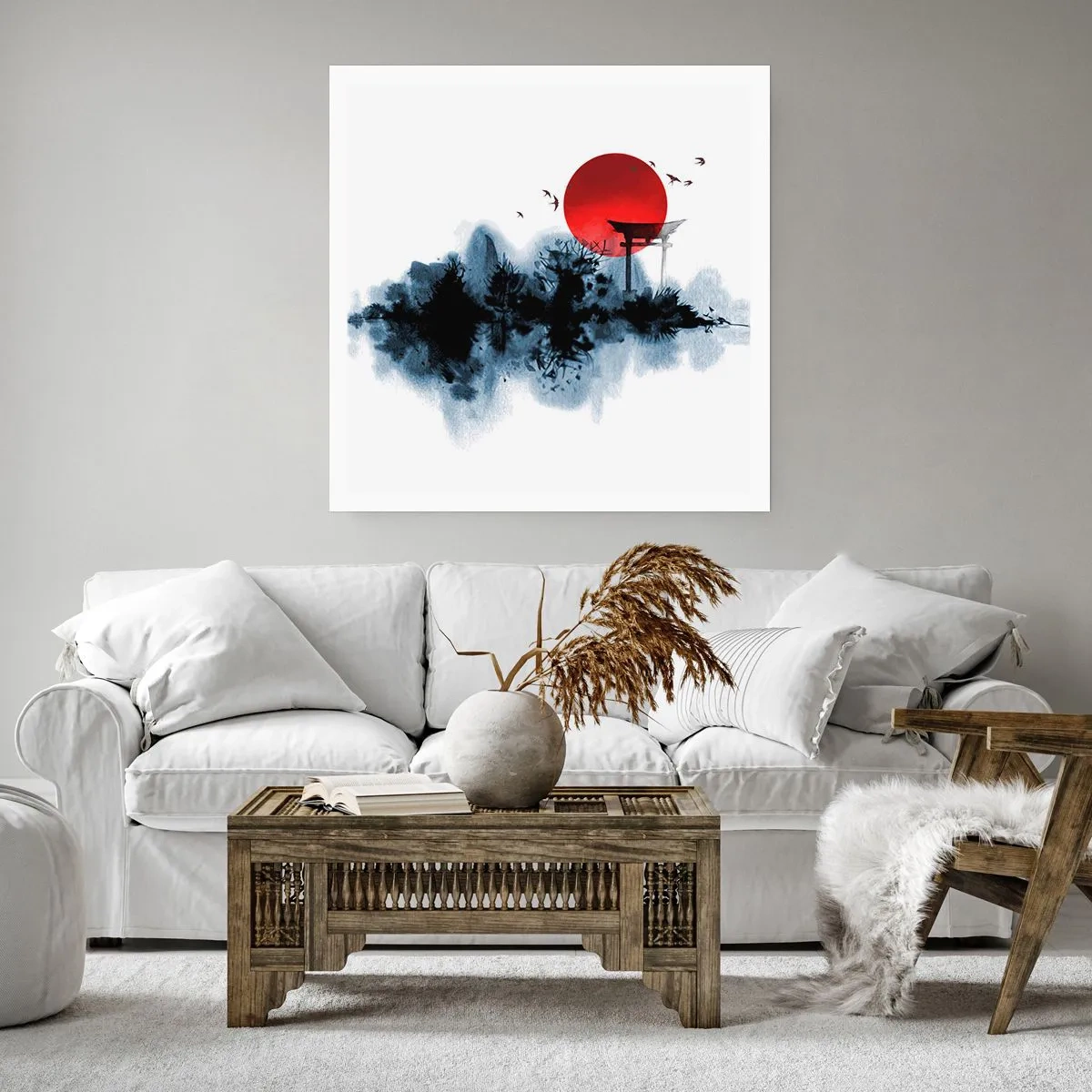 Poster - Japanische Sicht - 30x30 cm