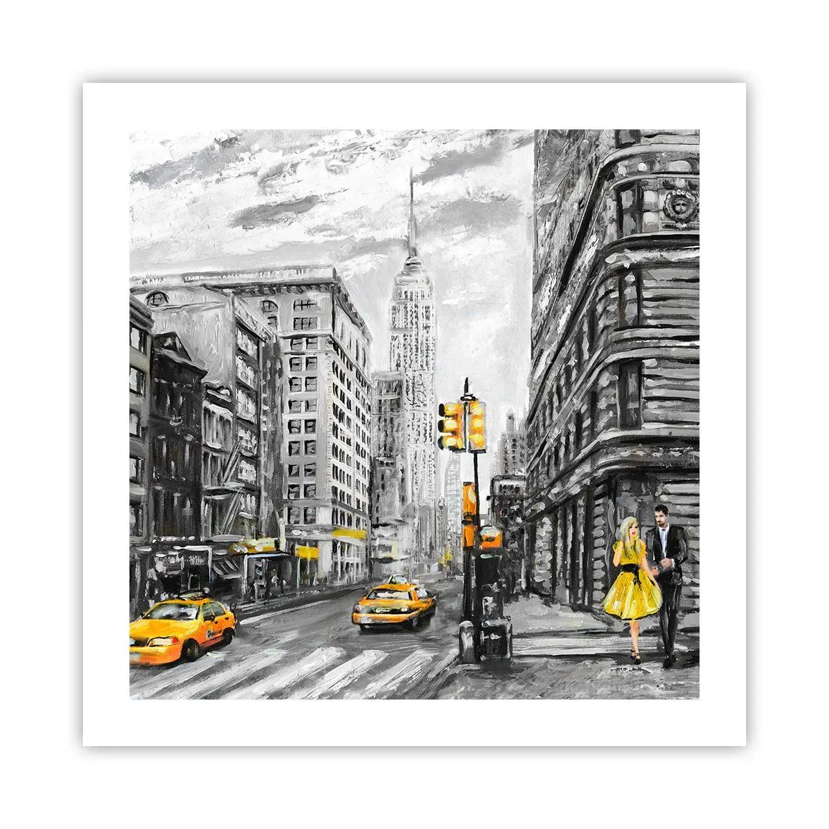 Poster - Eine New Yorker Geschichte - 50x50 cm