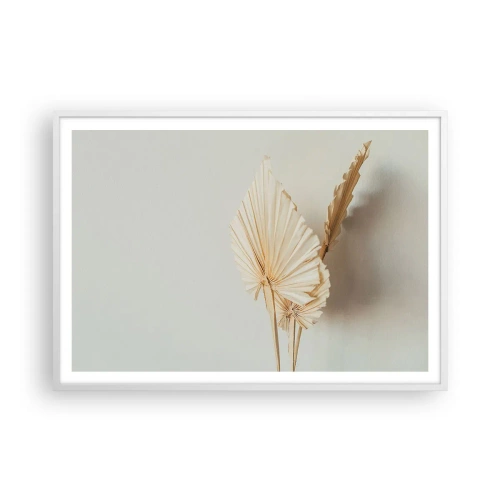 Poster in einem weißen Rahmen - Wenn Sie Erleichterung brauchen - 100x70 cm