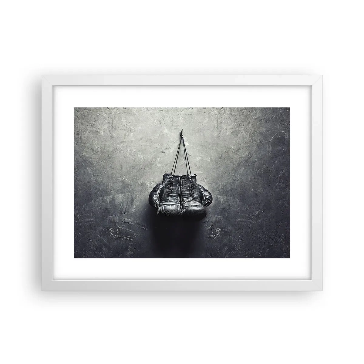 Poster in einem weißen Rahmen - Zeit des Kampfes und Zeit des Friedens - 40x30 cm