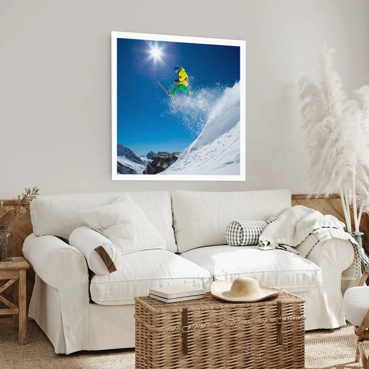 Poster - Tanzen mit den Bergen - 50x50 cm