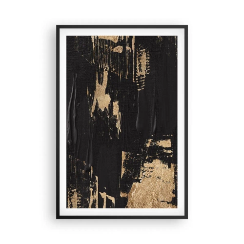 Poster in einem schwarzem Rahmen - Spur einer Berührung - 61x91 cm