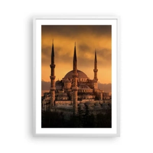 Poster in einem weißen Rahmen - Gott ist großartig - 50x70 cm