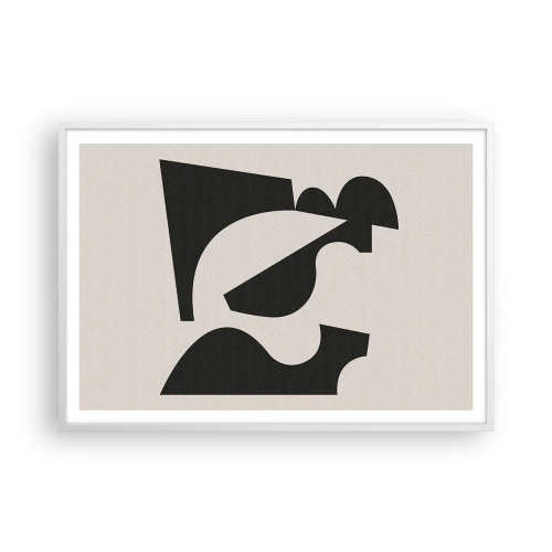 Poster in einem weißen Rahmen - Zum Selbstbauen - 100x70 cm