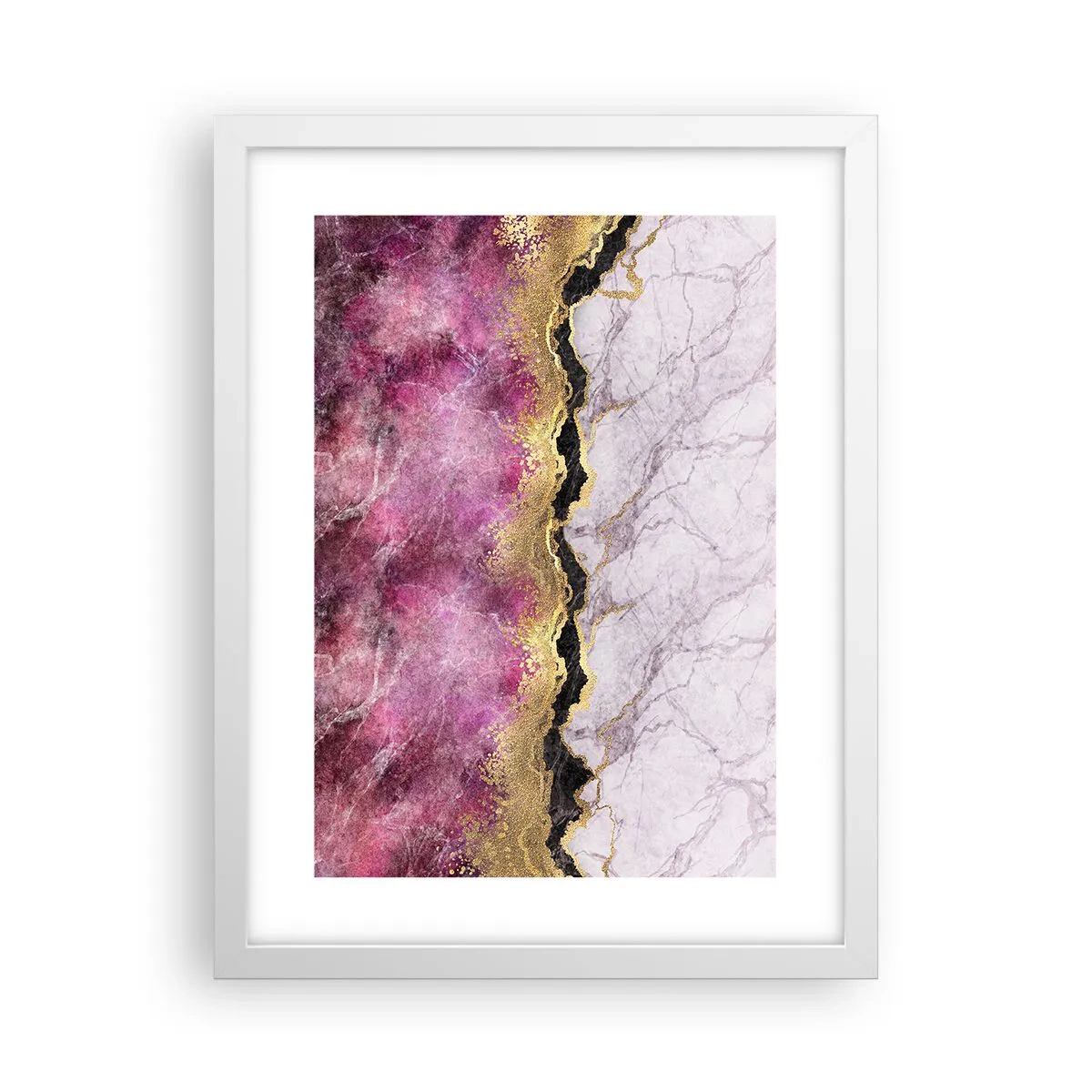 Poster in einem weißen Rahmen - An der Grenze - 30x40 cm