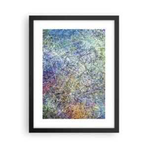 Poster in einem schwarzem Rahmen - Es ist nicht so einfach - 30x40 cm