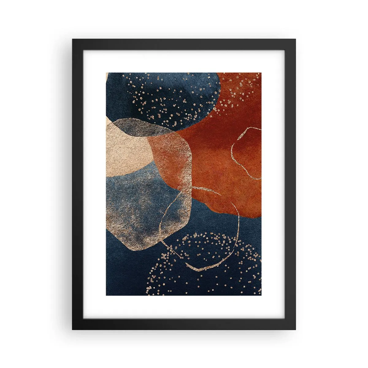 Poster in einem schwarzem Rahmen - Die Leichtigkeit des Seins - 30x40 cm