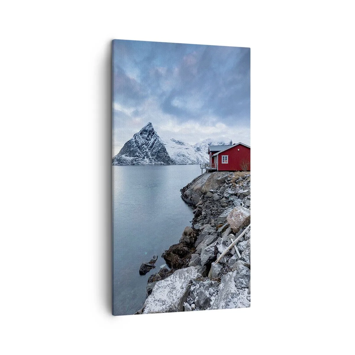 Bild auf Leinwand - Leinwandbild - Skandinavischer Rückzugsort - 45x80 cm