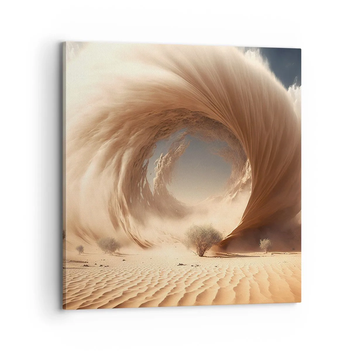 Bild auf Leinwand - Leinwandbild - Geöffnetes Portal - 70x70 cm