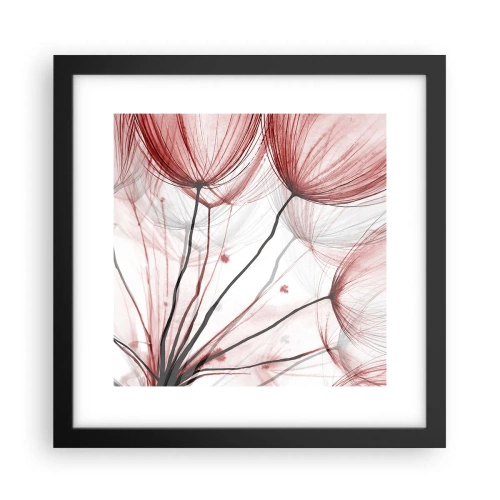 Poster in einem schwarzem Rahmen - Vor der Abfahrt - 30x30 cm