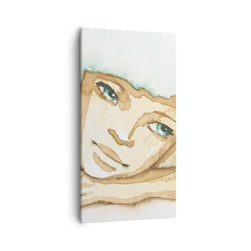 Bild auf Leinwand - Leinwandbild - Der Baum der Poesie wächst aus der Stille - 55x100 cm