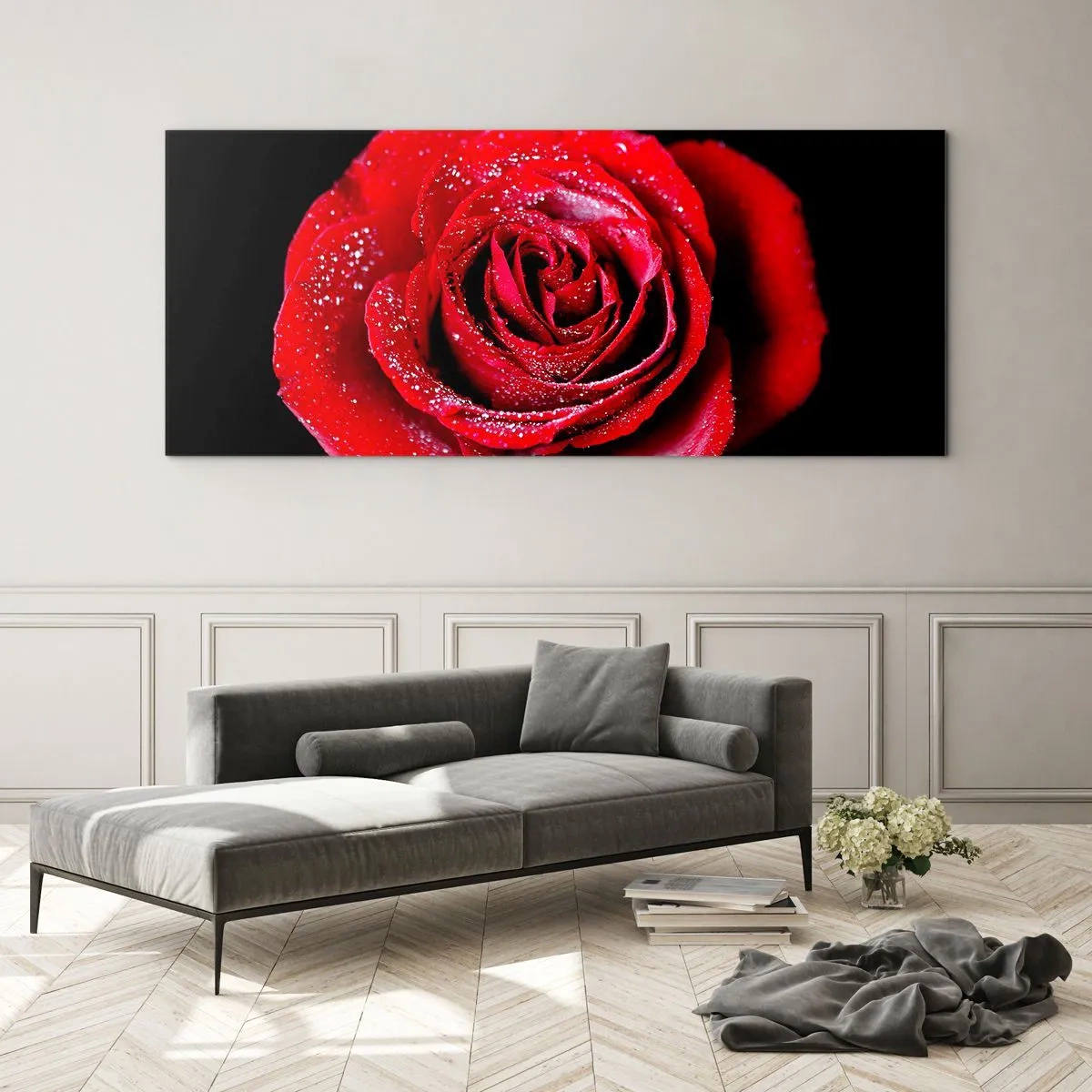 Glasbild - Bild auf glas - Das ist Liebe - 100x40 cm